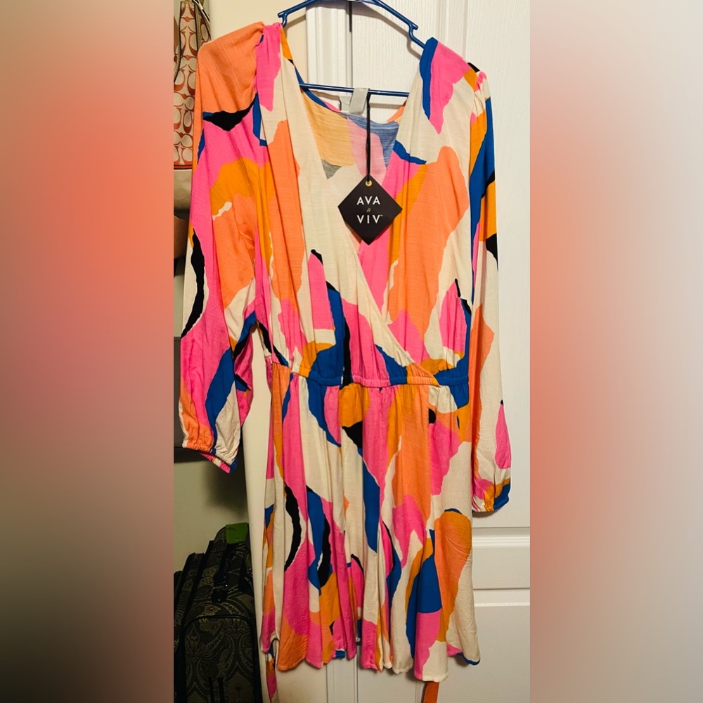 Balloon Long Sleeve Dress